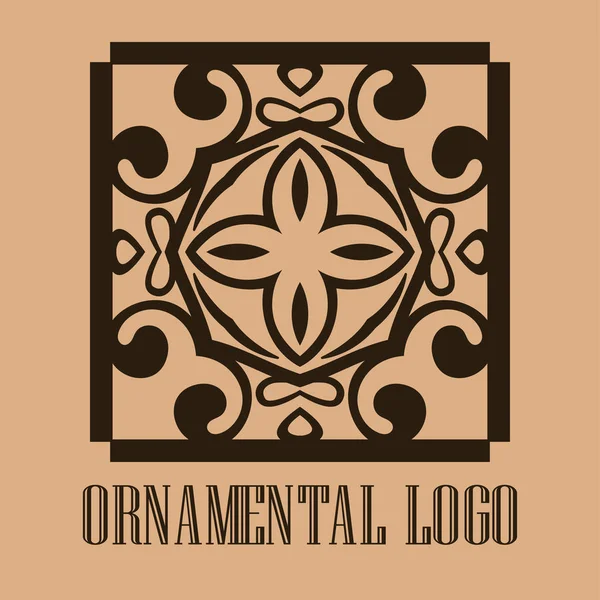 Logo ornamental vintage — Archivo Imágenes Vectoriales