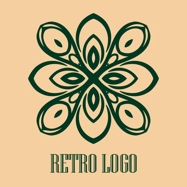 Logo ornamentale vintage — Vettoriale Stock