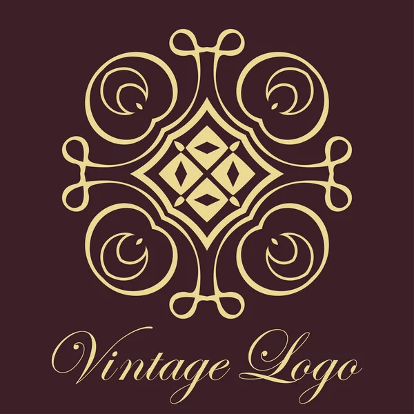 Vintage süs logosu — Stok Vektör