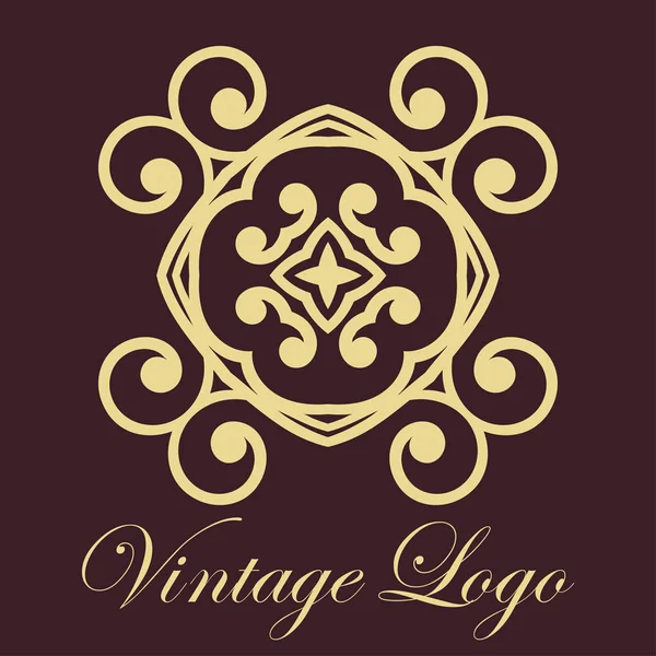 Logo ornamentale vintage — Vettoriale Stock