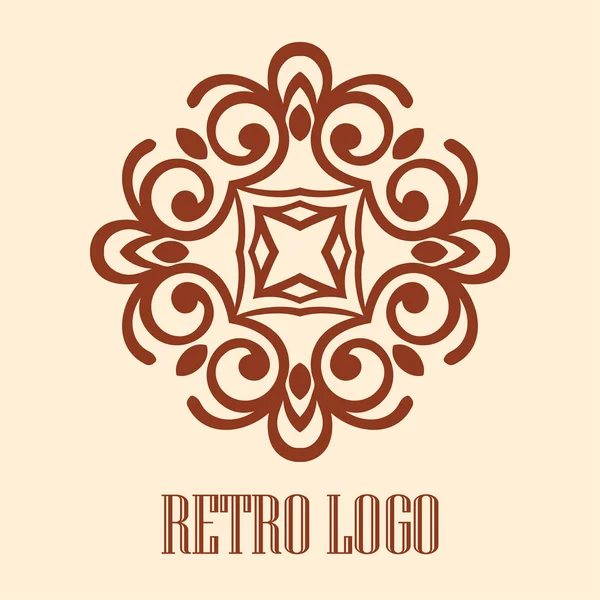 Logo ornamental vintage — Archivo Imágenes Vectoriales