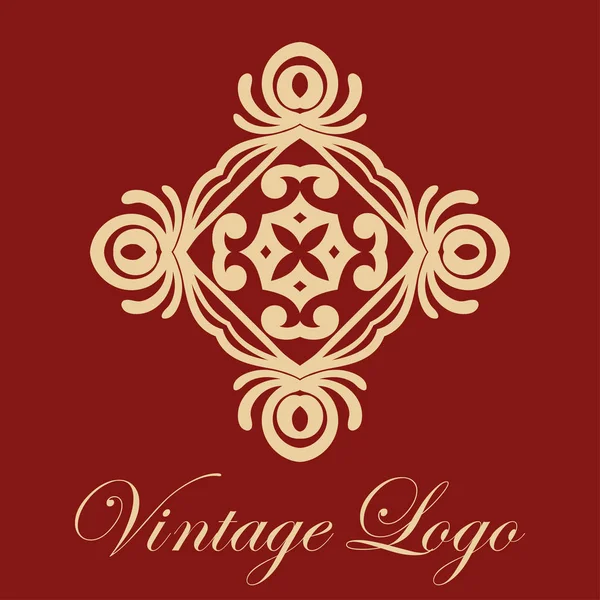 Logo ornamental vintage — Vector de stock