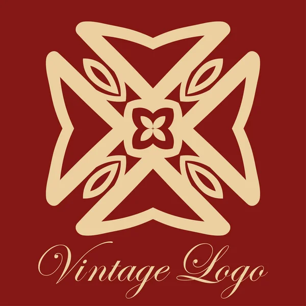 Logo ornamental vintage — Vector de stock