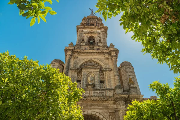 Main Facade Church San Miguel Jerez Frontera Andalusia Spain — Stock Photo, Image