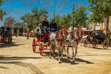 At Feria (Feria de Caballo), Jerez de la Frontera, Endülüs, İspanya, 14 Mayıs 2019
