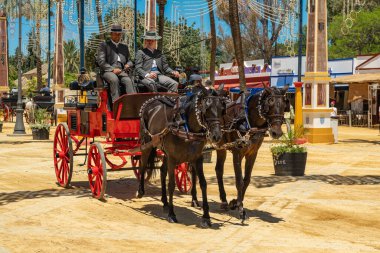 Mürettebat, At Feria (Feria de Caballo), Jerez de la Frontera, Endülüs, İspanya, 14 Mayıs 2019