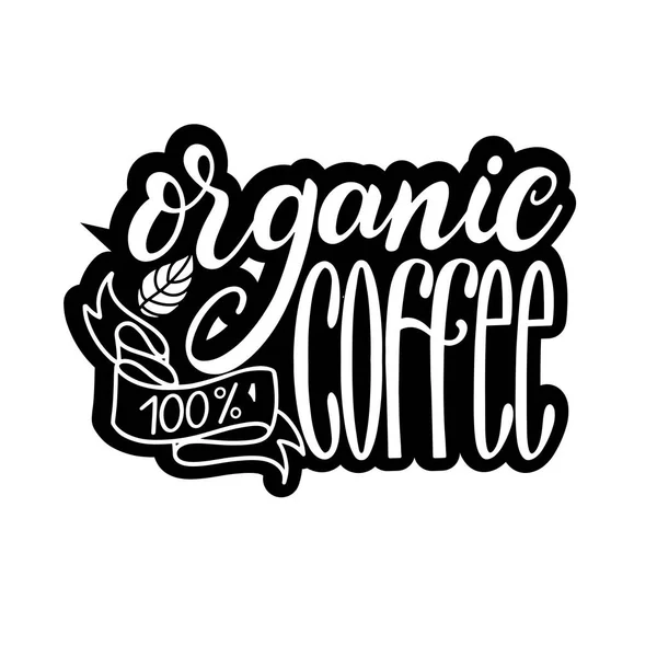 Fresh Organic Coffee — Stock Vector