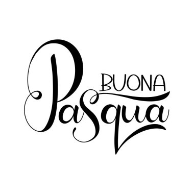 Mutlu Paskalya yazı İtalyanca