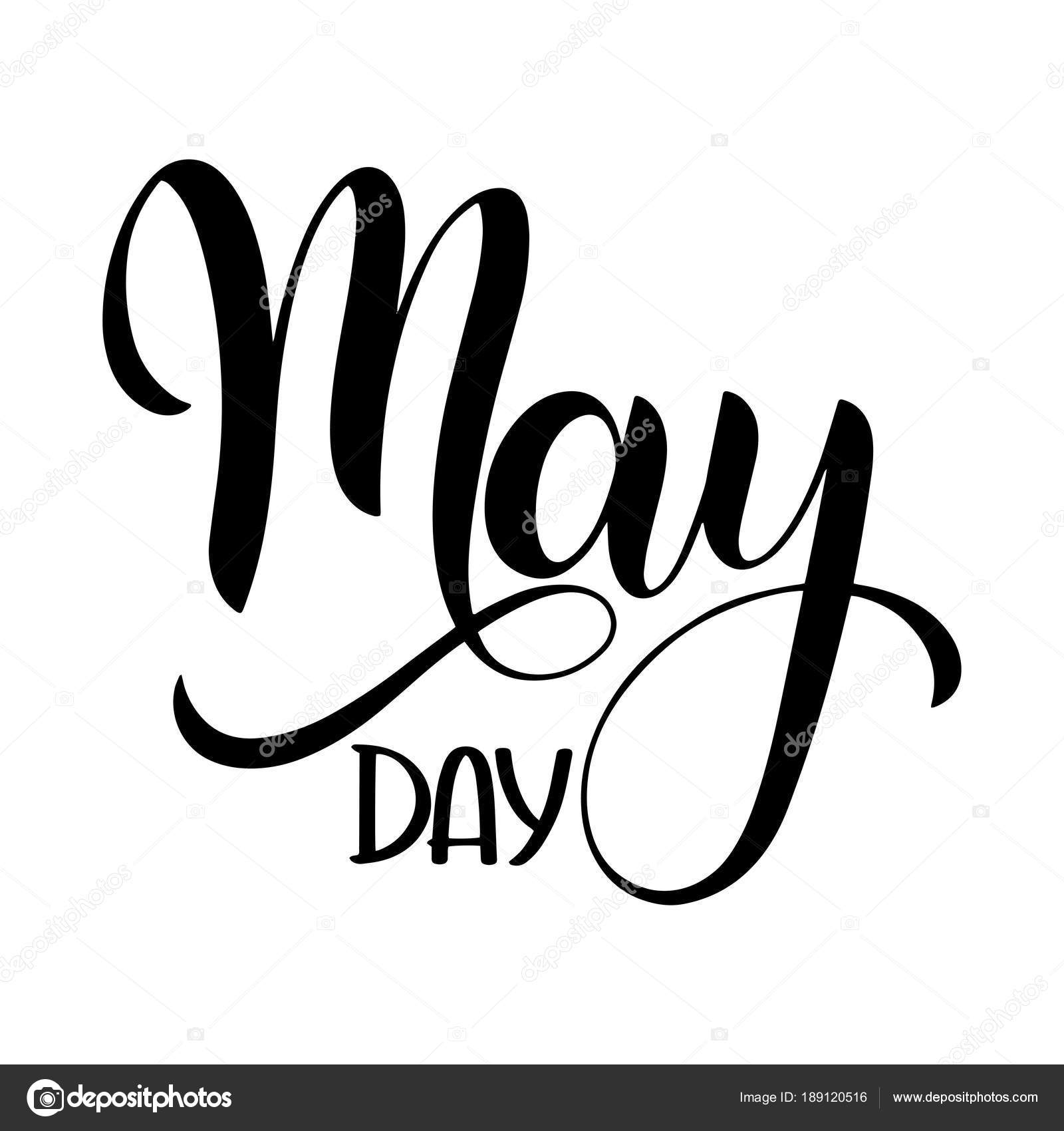 Hello May lettering. — Stock Vector © Kandella 189120516