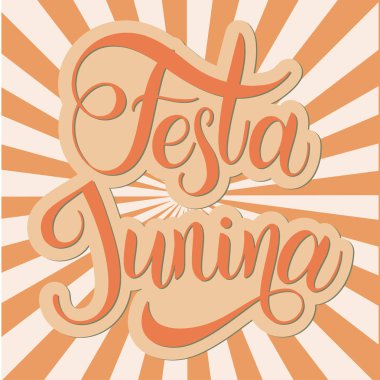 Yaz ortası elle çizilmiş ettering