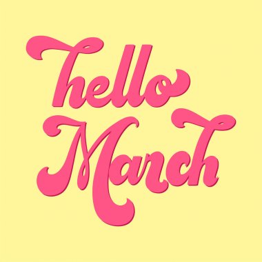 Ay yazı Merhaba. 70'lerin tipografi.