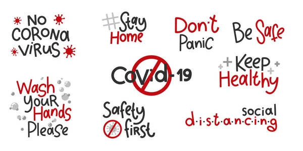 Coronavirus harfleri etiketleri