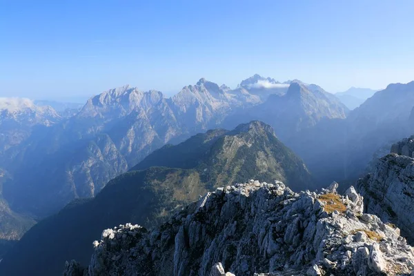 Look Top Mountain Spicje Julian Alps Slovenia — Stock Photo, Image