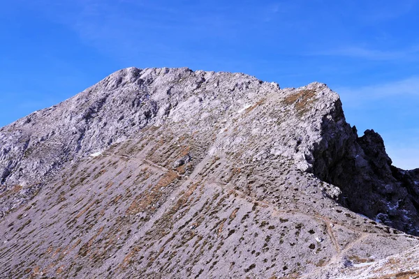 Elérési Útját Mount Zelnarca Alpokban — Stock Fotó