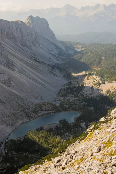Triglav 湖谷在夏天 斯洛文尼亚 — 图库照片