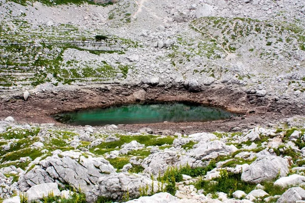 Pequeno Lago Triglav Lakes Valley Eslovénia — Fotografia de Stock