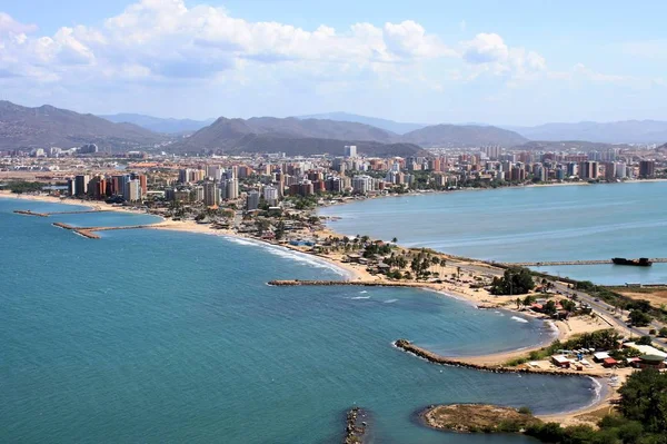 Puerto Cruz Venezuela Desde Colina Cercana —  Fotos de Stock