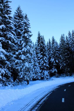 karlı yol Sorika, Slovenya