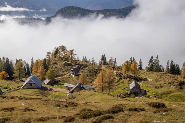 Mountain Pasture Krstenica Autumn Time — Stock Photo, Image