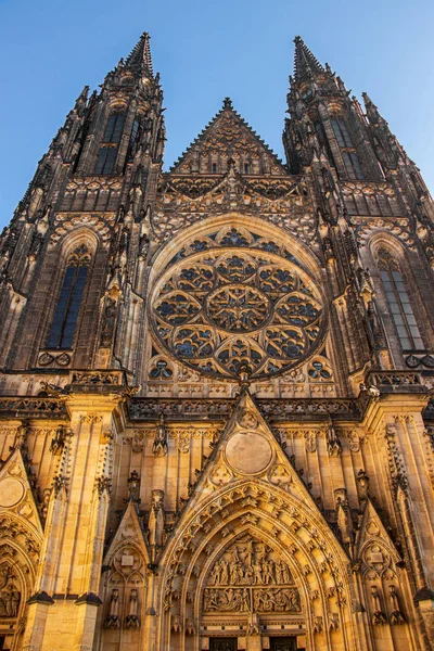 Front Side Vitus Cathedral — Stock Photo, Image