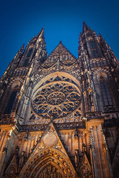 Vitus Cathedral Front Side — 스톡 사진