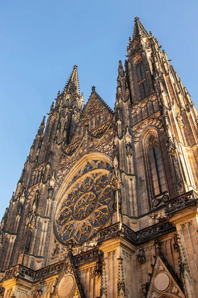Front Side Vitus Cathedral — Stock Photo, Image