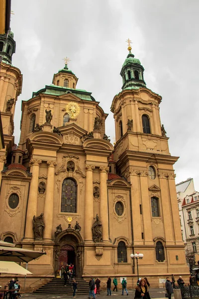 Церковь Святого Николая Староместской Площади — стоковое фото