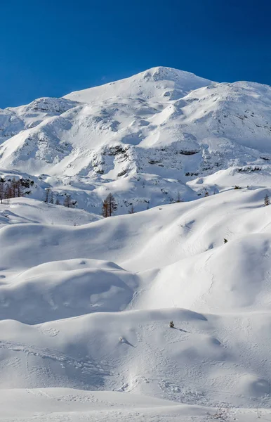 Schneebedeckter Berg Der Nähe Von Komna Plato — Stockfoto