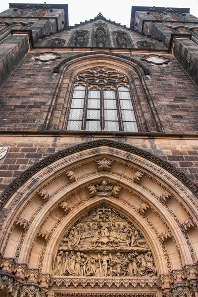 Entrada Para Basílica Neo Gótica São Pedro São Paulo — Fotografia de Stock