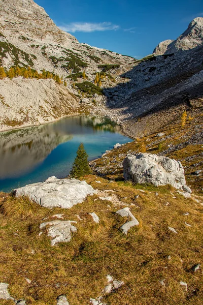 Danau Ledvica Lembah Danau Triglav — Stok Foto