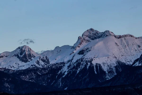 Triglav Csúcs Kora Reggel — Stock Fotó