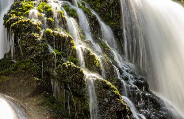 Rio Kropa Nascente Close Vale Bohinj — Fotografia de Stock