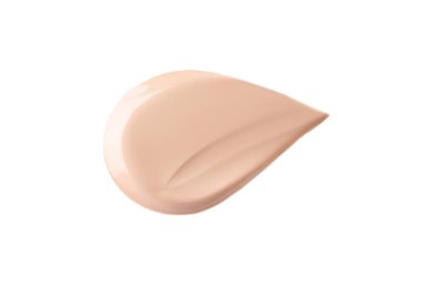 Beyaz zemin üzerine sıvı temel. Profesyonel makyaj ürünleri