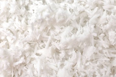 Taze hindistan cevizi ince tabakalar, portre