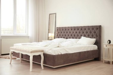 Zarif otel odası iç rahat yatak