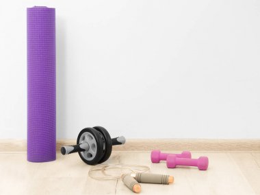 Fizyoterapi spor salonunda spor stok