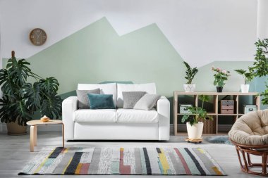 Rahat kanepe oturma odası iç