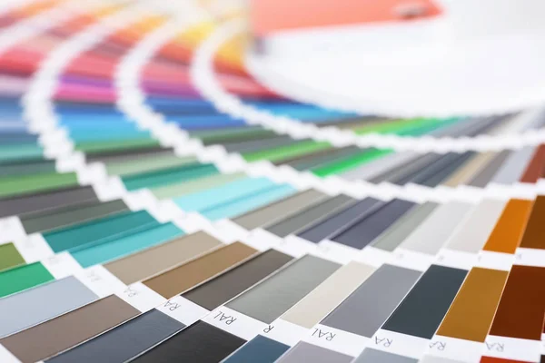 Color palette samples, closeup — Stock Photo, Image