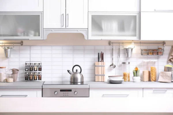 Modern kitchen interior — Stock Photo, Image