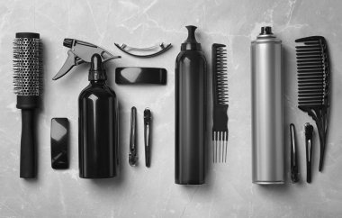 Profesyonel kuaför açık renkli ayarla