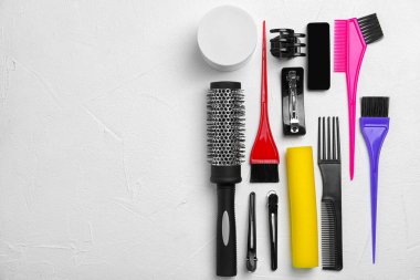 Profesyonel kuaför açık renkli ayarla