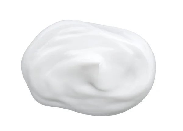 Muestra de crema corporal natural sobre fondo blanco — Foto de Stock