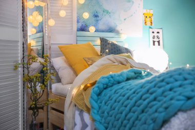 Rahat oda iç rahat yatak