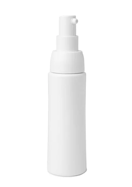 Garrafa de produto cosmético em fundo claro — Fotografia de Stock