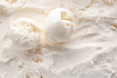 Arka plan olarak lezzetli vanilyalı dondurma