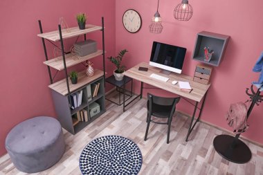 Modern ev ofis iç, Cctv kamera görünümü