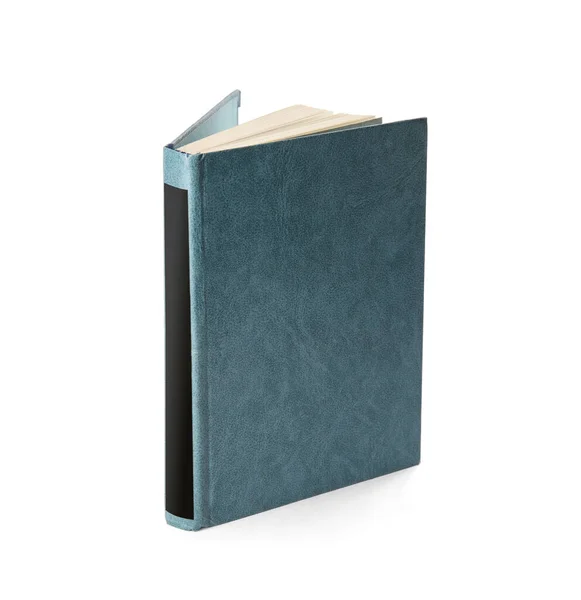 Book with blank cover on white background — Stock Photo, Image