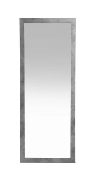 Vacker stor spegel isolerad på vitt. Inredning — Stockfoto