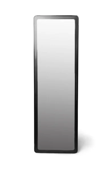 Κομψός καθρέφτης που απομονώνεται στο λευκό. Διακοσμητικό στοιχείο — Φωτογραφία Αρχείου