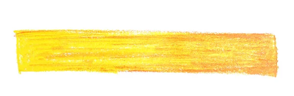 Crayon couleur hachant sur fond blanc, vue de dessus — Photo
